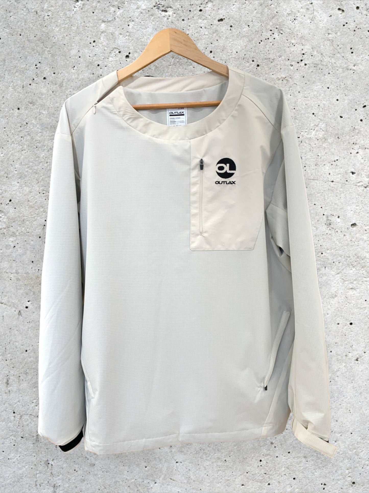 RIPSTOP 防水クルーネックシャツ 01OLJ0004RS