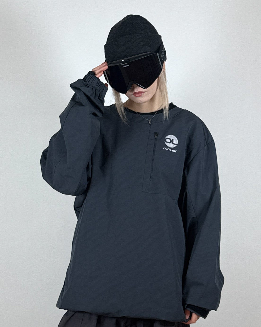 RIPSTOP 防水クルーネックシャツ 01OLJ0004RS