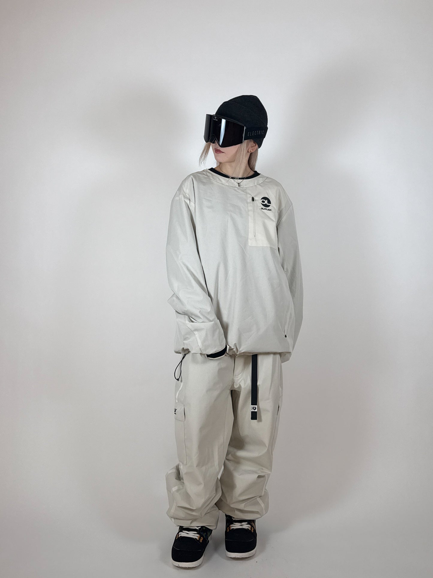 RIPSTOP 防水クルーネックシャツ 01OLJ0004RS