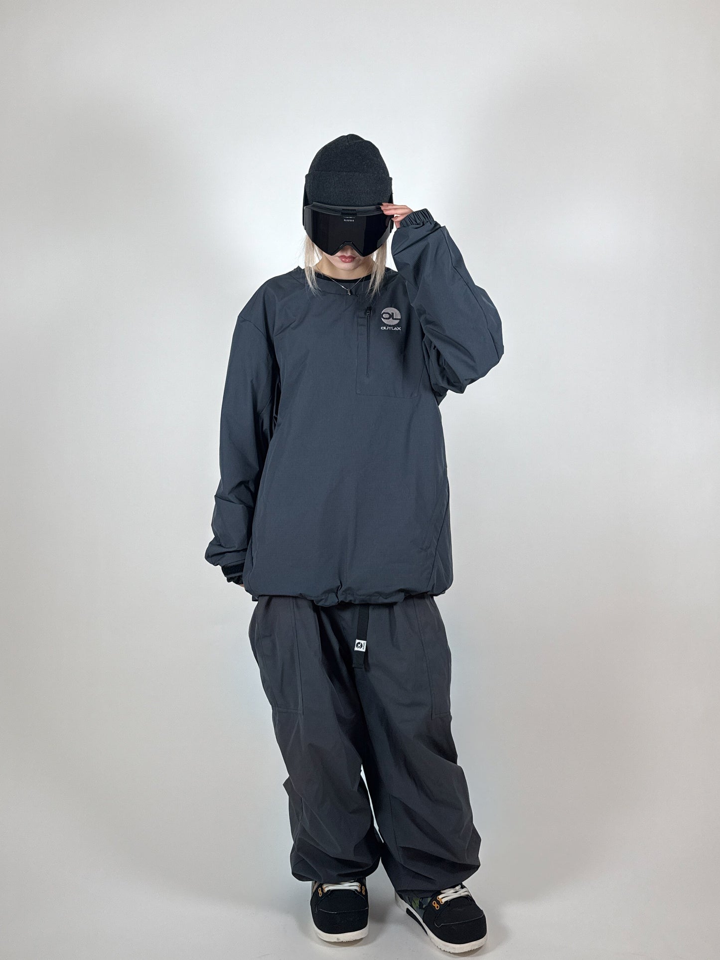 RIPSTOP 防水クルーネックシャツ 01OLJ0004RS