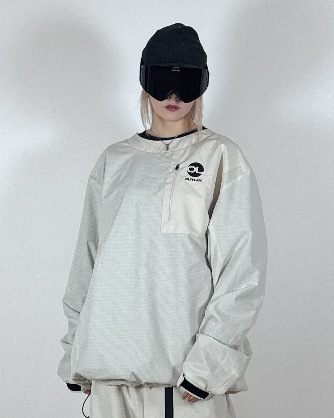 RIPSTOP 防水クルーネックシャツ 01OLJ0004RS