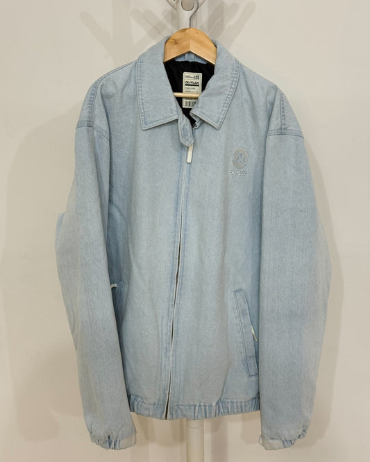 灯芯绒衬衫拉链夹克 OLJ0002-BL