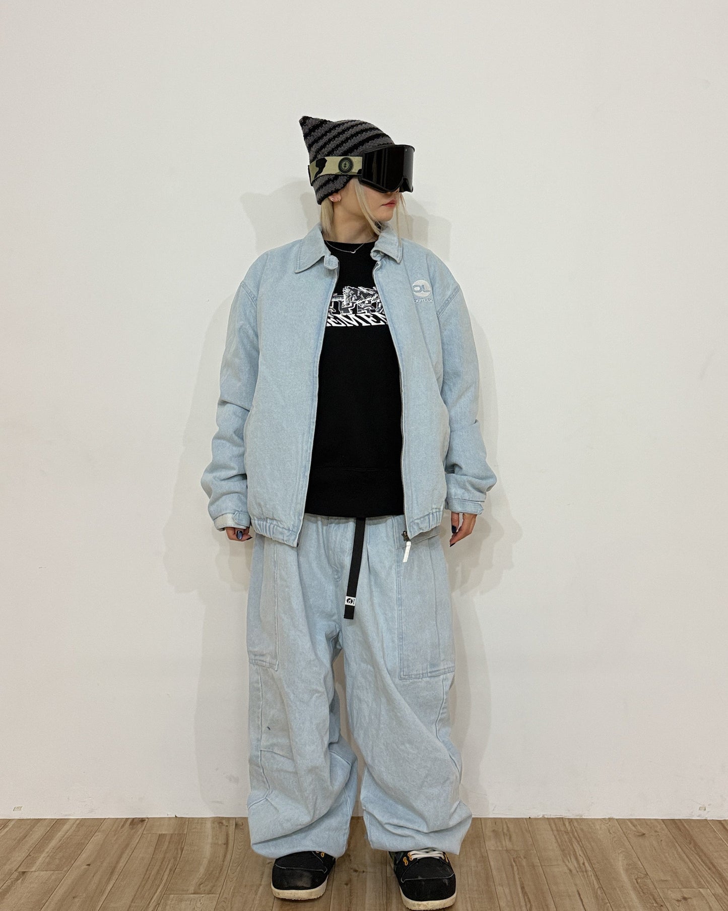 Corduroy Shirt Zip Jacket OLJ0002-BL
